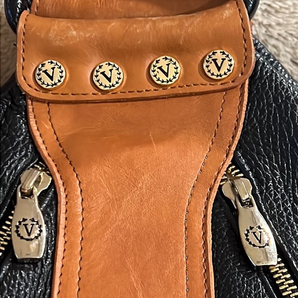 VALENTINA Made in ITALY LEATHER CONVERTIBLE BACKPACK - Picture 5 of 16